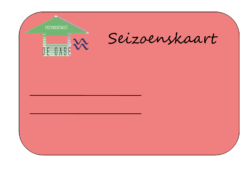 Seizoenskaart 1 t/m 4 jaar